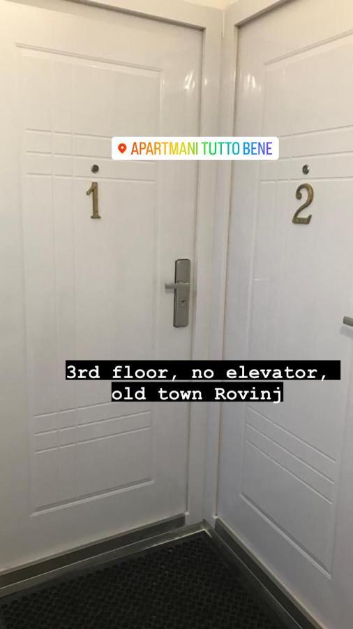 Studio Apartman Tutto Bene Rovinj Exteriör bild